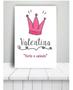 Imagem de Quadro Decorativo Valentina Quarto De Bebê Menina 20x30 Mdf