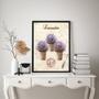 Imagem de Quadro Decorativo Vasinhos De Lavanda 33x24cm - com vidro