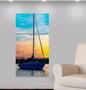 Imagem de Quadro decorativo Veleiro Entardecer No Mar"