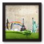 Imagem de Quadro Decorativo - Viagem - 22cm x 22cm - 002qdmp