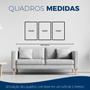 Imagem de Quadro Decorativo Vidro Abstrato Círculo Dourado Folhas Brancas Tropical Sala Quarto