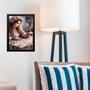 Imagem de Quadro Decorativo Vintage Cigana Com Baralho 24x18cm - com vidro