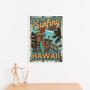 Imagem de Quadro Decorativo Vintage Surf Hawaii 24x18cm