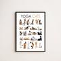 Imagem de Quadro Decorativo Yoga Cats 33x24cm