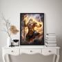 Imagem de Quadro Decorativo Zeus- Deus Dos Céus 24X18Cm - Com Vidro