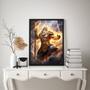 Imagem de Quadro Decorativo Zeus- Deus Dos Céus 33x24cm - com vidro