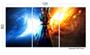 Imagem de Quadro Decorativos Warcraft com 120x60 com 3 peças