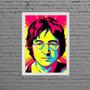 Imagem de Quadro Desenho John Lennon Pop Art 24X18Cm - Com Vidro