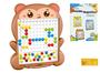 Imagem de Quadro Desenho Magnetico DM Toys Modelo Macaco Placa com Caneta e Cartelas Coloridas Brinquedo