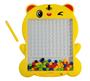 Imagem de Quadro Desenho Magnetico DM Toys Modelo Tigre Placa com Caneta e Cartelas Coloridas Brinquedo