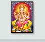 Imagem de Quadro deus Ganesha em Alta Definição Religião Hindu Hinduísmo com Moldura E Acetato Tamanho A3