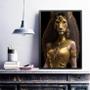 Imagem de Quadro Deusa Egípcia Sekhmet 24X18Cm - Com Vidro