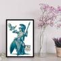Imagem de Quadro Deusa Grega Athena 24x18cm - com vidro