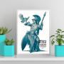 Imagem de Quadro Deusa Grega Athena 24x18cm - com vidro