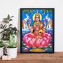 Imagem de Quadro Deusa Hindu Lakshmi 24x18cm - com vidro