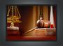 Imagem de Quadro Direito Escritórios Advocacias Com Moldura G01
