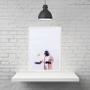 Imagem de Quadro Divertido Cozinha Darth 33X24Cm - Com Vidro