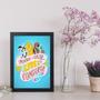 Imagem de Quadro Dog Makes Our Lives Complete 24x18cm