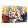 Imagem de Quadro Dragon Ball Sayajins decorativo Tela em Tecido