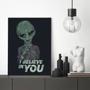 Imagem de Quadro E.T I Believe In You 45x34cm - com vidro