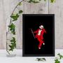 Imagem de Quadro Entidade Umbanda Zé Pelintra 24x18cm - com vidro