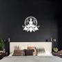 Imagem de Quadro Escultura Buda Meditando Om Lotus 60x55 Branco Branco