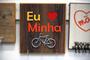 Imagem de Quadro eu amo minha bicicleta mdf