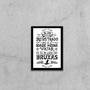 Imagem de Quadro Eu Tô Do Lado Das Bruxas 24x18cm - com vidro