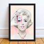 Imagem de Quadro Fashion Marilyn Perfume 33x24cm - com vidro