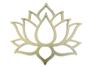 Imagem de Quadro Flor de Lotus em MDF Texturizada 60 x 51 cm