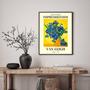 Imagem de Quadro Flores Impressionistas - Van Gogh 33X24Cm - Com Vidro