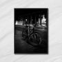 Imagem de Quadro Fotografia Bicicleta Pneu Furado 24x18cm - com vidro