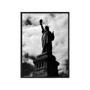 Imagem de Quadro Fotografia Estátua Da Liberdade Preto Branca 24X18Cm