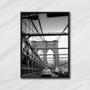 Imagem de Quadro Fotografia Ponte De Brooklyn 24X18Cm - Com Vidro