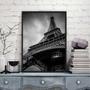 Imagem de Quadro Fotografia Torre Eiffel 24x18cm - com vidro