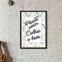 Imagem de Quadro Frase Plante Amor Colha O Bem 33X24Cm - Com Vidro