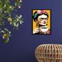 Imagem de Quadro Frida Tomando Café 24x18cm - com vidro