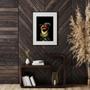 Imagem de Quadro Fruto Proibido- Serpente Maçã 33x24cm - com vidro