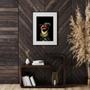 Imagem de Quadro Fruto Proibido- Serpente Maçã 45X34Cm - Com Vidro