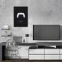 Imagem de Quadro Gamer Glitch Controle PS Buttons 60x43 Caixa Preto Moldura Caixa, Preta