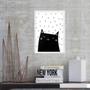 Imagem de Quadro Gatinho Escandinavo 33X24Cm - Com Vidro