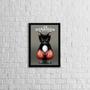 Imagem de Quadro Gato The Guardian 24x18cm