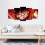 Imagem de Quadro Goku Kaioken Mosaico Para Quarto Dragon Ball 125x60