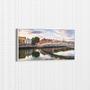 Imagem de Quadro Hapenny Bridge Ponte Canvas Flutuante Branco 100x50cm