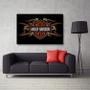 Imagem de Quadro Harley Davidson decorativo com Tela em Tecido