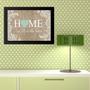 Imagem de Quadro Home - Is Where The Heart Is 45X34Cm - Com Vidro