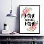 Imagem de Quadro Home Sweet Home - Aquarela 24X18Cm