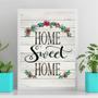 Imagem de Quadro Home Sweet Home - Arabesco 24x18cm