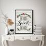 Imagem de Quadro Home Sweet Home - Arabesco 45X34Cm