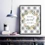 Imagem de Quadro Home Sweet Home - Cinza 33X24Cm